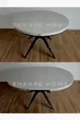 Oliva Yuvarlak Açılabilir Yemek Masası – 100x100 - 140 cm | 4-6 Kişilik | Mdf Mutfak ve Salon