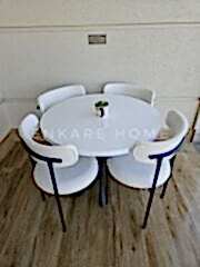 Elisa Masa Sandalye Takımı | Mdf Masa | 90 cm Çap