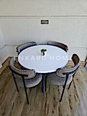 Elisa Masa Sandalye Takımı | Mdf Masa | 90 cm Çap