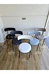 Küçük Mdf Masa & Badem Sandalye | 68x90-120  | Açılabilir Mutfak Masa Sandalye Takımı